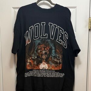 Black Wolves Graphic T-Shirt